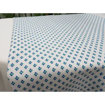 Mirtex Plátno DOMESTIK 145/A1507 Čtverce Blue 07 Andílky do zdravotnictví šíře 150cm Ceník: METRÁŽ: od 1 metrů