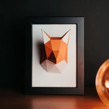 3D puzzle Liška Mini – papírová mini-skládačka PaperTime