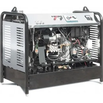 Vysokotlaký čistič PULITECNO HOT SKID 350.21 vysokotlaký čistič 350bar/21L - s naftovým ohřevem vody a pohonem 40HP