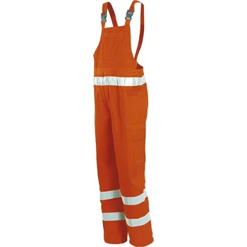 montérky ISSA 8435AV Kalhoty LACL HiVis oranžové - v.XXL