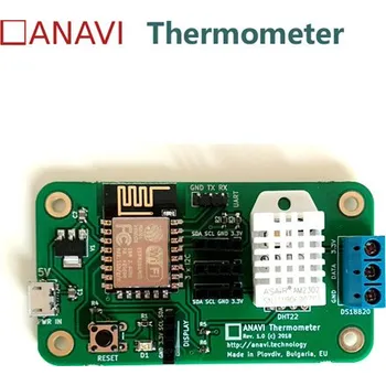 Vývojová deska Teploměr ANAVI - Inteligentní řešení pro měření teploty a vlhkosti