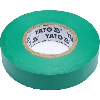 Izolační páska Yato Izolační páska elektrikářská PVC 15mm / 20m zelená