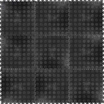 Podložka pod posilovací stroj inSPORTline Avero 20646-1 puzzle zátěžová podložka 0,6 cm černá