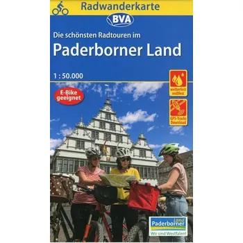Radwanderkarte BVA Die schönsten Radtouren im Paderborner Land 1:50.000, reiß- und wetterfest, GPS-Tracks Download