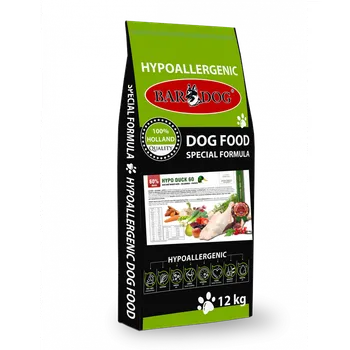 Krmivo pro psa Bardog Hypoalergenní granule Hypo Duck 60 - 30/17 - 12 kg