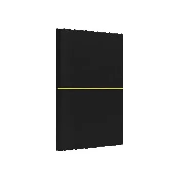 Set školních potřeb Notatnik A5 Fun M linia czarny/cytrynowy