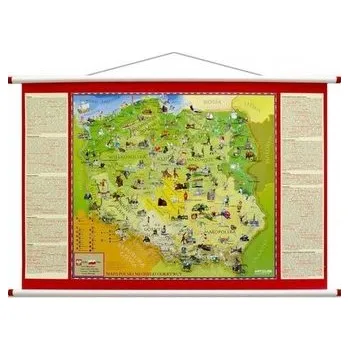 Cestování Mapa ścienna - Polska Młodego Odkrywcy