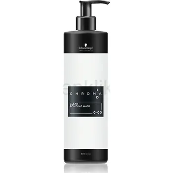 Schwarzkopf Professional Chroma ID Bonding Color Mask 500 ml, 0-00 Clear Barva na vlasy Schwarzkopf Professional Chroma ID Bonding Color Mask 500 ml, 0-00 Clear