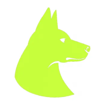 Polep vozidla Pes 059 pravá (27 - limetová) SAMOLEPKA NA AUTO, NÁLEPKA, FÓLIE, POLEP, TUNING, VLASTNÍ TEXT, TISK, AUTOSAMOLEPKY.cz, POLEPY, OBRÁZEK, LOGO, 3D STICKERS