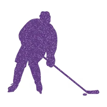 Samolepicí dekorace na vozidlo Hokejista 005 pravá (87 - Ultra Metalic fialová) SAMOLEPKA NA AUTO, NÁLEPKA, FÓLIE, POLEP, TUNING, VLASTNÍ TEXT, TISK, AUTOSAMOLEPKY.cz, POLEPY, OBRÁZEK, LOGO, 3D STICKERS