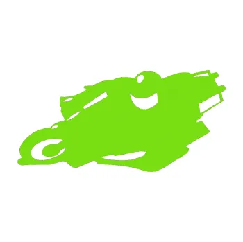 Samolepící dekorace SAMOLEPKA Motorka 007 levá silniční motorky (04 - zelená kawasaki) NA AUTO, NÁLEPKA, FÓLIE, POLEP, TUNING, VLASTNÍ TEXT, TISK, AUTOSAMOLEPKY.cz, POLEPY, OBRÁZEK, LOGO, SAMOLEPKY