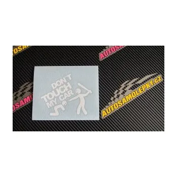 Polep vozidla SAMOLEPKA Dont touch my car 003 (10 - červená) NA AUTO, NÁLEPKA, FÓLIE, POLEP, TUNING, VLASTNÍ TEXT, TISK, AUTOSAMOLEPKY.cz, POLEPY, OBRÁZEK, LOGO, SAMOLEPKY