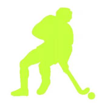 Samolepicí dekorace na vozidlo Pozemní hokej 001 pravá (27 - limetová) SAMOLEPKA NA AUTO, NÁLEPKA, FÓLIE, POLEP, TUNING, VLASTNÍ TEXT, TISK, AUTOSAMOLEPKY.cz, POLEPY, OBRÁZEK, LOGO, 3D STICKERS