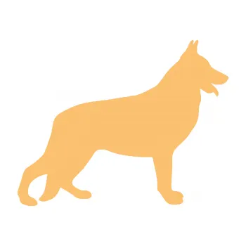 Polep vozidla SAMOLEPKA NA AUTO Pes 154 pravá německý ovčák (08 - béžová) NÁLEPKA, FÓLIE, POLEP, TUNING, VLASTNÍ TEXT, TISK, AUTOSAMOLEPKY.cz, POLEPY, OBRÁZEK, LOGO, SAMOLEPKY