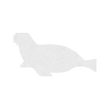 Samolepící dekorace SAMOLEPKA Lachtan 001 levá (84 - Ultra Metalic bílá) NA AUTO, NÁLEPKA, FÓLIE, POLEP, TUNING, VLASTNÍ TEXT, TISK, AUTOSAMOLEPKY.cz, POLEPY, OBRÁZEK, LOGO, SAMOLEPKY