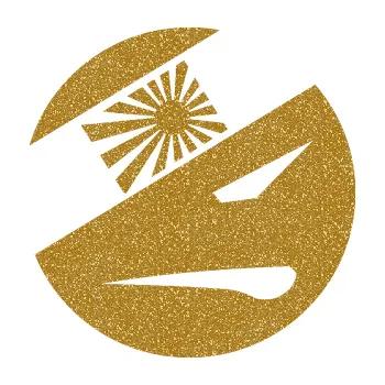 Autodoplněk Samolepka na auto Ninja smajl JDM pravá (92 - Ultra Metalic zlatá) NÁLEPKA, FÓLIE, POLEPY, TUNING, VLASTNÍ TEXT, TISK, AUTOSAMOLEPKY.cz, SAMOLEPKY, OBRÁZEK, LOGO, VÝROBA, PRODEJ