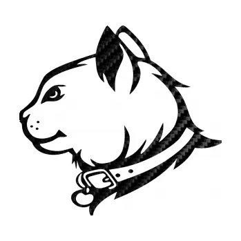 Samolepící dekorace SAMOLEPKA Kočka 003 levá (50 - 3D karbon černý) NA AUTO, NÁLEPKA, FÓLIE, POLEP, TUNING, VLASTNÍ TEXT, TISK, AUTOSAMOLEPKY.cz, POLEPY, OBRÁZEK, LOGO, SAMOLEPKY