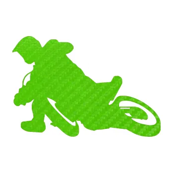 Samolepící dekorace SAMOLEPKA Motorka 039 levá motokros (58 - 3D karbon zelený kawasaki) NA AUTO, NÁLEPKA, FÓLIE, POLEP, TUNING, VLASTNÍ TEXT, TISK, AUTOSAMOLEPKY.cz, POLEPY, OBRÁZEK, LOGO, SAMOLEPKY