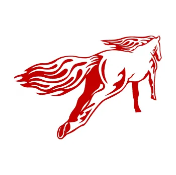 Samolepicí dekorace na vozidlo Animal flames 009 pravá kůň (18 - tmavě červená) SAMOLEPKA NA AUTO, NÁLEPKA, FÓLIE, POLEP, TUNING, VLASTNÍ TEXT, TISK, AUTOSAMOLEPKY.cz, POLEPY, OBRÁZEK, LOGO, 3D STICKERS