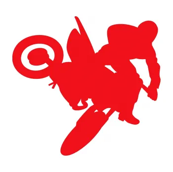 Samolepící dekorace SAMOLEPKA Motorka 033 pravá motokros (10 - červená) NA AUTO, NÁLEPKA, FÓLIE, POLEP, TUNING, VLASTNÍ TEXT, TISK, AUTOSAMOLEPKY.cz, POLEPY, OBRÁZEK, LOGO, SAMOLEPKY