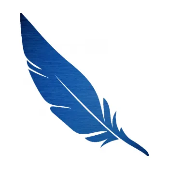 Samolepící dekorace SAMOLEPKA Peříčko 004 levá (65 - škrábaný kov modrý) NA AUTO, NÁLEPKA, FÓLIE, POLEP, TUNING, VLASTNÍ TEXT, TISK, AUTOSAMOLEPKY.cz, POLEPY, OBRÁZEK, LOGO, SAMOLEPKY