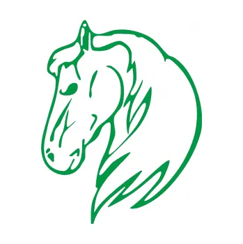 Samolepící dekorace Kůň 026 levá (12 - zelená) SAMOLEPKA NA AUTO, NÁLEPKA, FÓLIE, POLEP, TUNING, VLASTNÍ TEXT, TISK, AUTOSAMOLEPKY.cz, POLEPY, OBRÁZEK, LOGO, 3D STICKERS