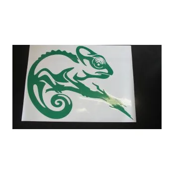 Samolepící dekorace SAMOLEPKA Chameleon 001 pravá (17 - šedá) NA AUTO, NÁLEPKA, FÓLIE, POLEP, TUNING, VLASTNÍ TEXT, TISK, AUTOSAMOLEPKY.cz, POLEPY, OBRÁZEK, LOGO, SAMOLEPKY