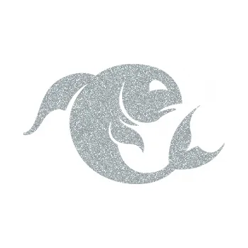 Samolepící dekorace Ryby 002 pravá (91 - Ultra Metalic stříbrná metalíza) SAMOLEPKA NA AUTO, NÁLEPKA, FÓLIE, POLEP, TUNING, VLASTNÍ TEXT, TISK, AUTOSAMOLEPKY.cz, POLEPY, OBRÁZEK, LOGO, 3D STICKERS