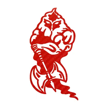 Samolepicí dekorace na vozidlo Kat 001 pravá (53 - 3D karbon červený) SAMOLEPKA NA AUTO, NÁLEPKA, FÓLIE, POLEP, TUNING, VLASTNÍ TEXT, TISK, AUTOSAMOLEPKY.cz, POLEPY, OBRÁZEK, LOGO, 3D STICKERS