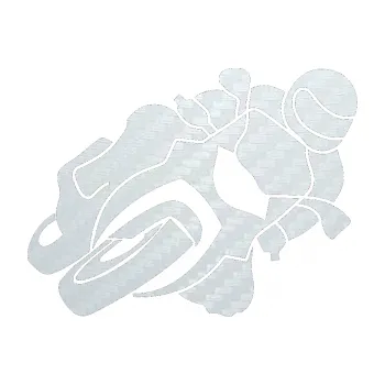 Samolepící dekorace SAMOLEPKA Motorka 001 pravá silniční motorky (51 - 3D karbon bílý) NA AUTO, NÁLEPKA, FÓLIE, POLEP, TUNING, VLASTNÍ TEXT, TISK, AUTOSAMOLEPKY.cz, POLEPY, OBRÁZEK, LOGO, SAMOLEPKY