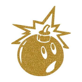 Autodoplněk Samolepka na auto Bomba 003 pravá (92 - Ultra Metalic zlatá) NÁLEPKA, FÓLIE, POLEPY, TUNING, VLASTNÍ TEXT, TISK, AUTOSAMOLEPKY.cz, SAMOLEPKY, OBRÁZEK, LOGO, VÝROBA, PRODEJ