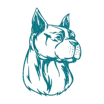 samolepka Pes 017 pravá (92 - Ultra Metalic tyrkysová) SAMOLEPKA NA AUTO, NÁLEPKA, FÓLIE, POLEP, TUNING, VLASTNÍ TEXT, TISK, AUTOSAMOLEPKY.cz, POLEPY, OBRÁZEK, LOGO, 3D STICKERS