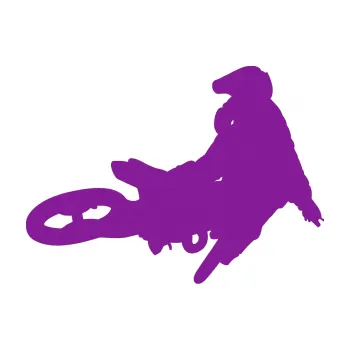 Samolepící dekorace Motorka 028 pravá motokros (14 - fialová) SAMOLEPKA NA AUTO, NÁLEPKA, FÓLIE, POLEP, TUNING, VLASTNÍ TEXT, TISK, AUTOSAMOLEPKY.cz, POLEPY, OBRÁZEK, LOGO, 3D STICKERS