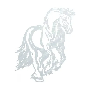 Samolepící dekorace SAMOLEPKA Kůň 054 pravá (51 - 3D karbon bílý) NA AUTO, NÁLEPKA, FÓLIE, POLEP, TUNING, VLASTNÍ TEXT, TISK, AUTOSAMOLEPKY.cz, POLEPY, OBRÁZEK, LOGO, SAMOLEPKY