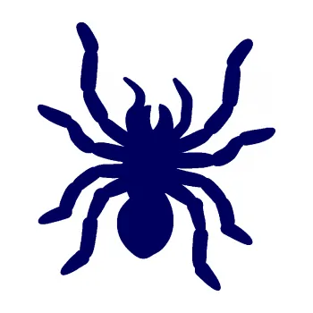 Samolepící dekorace SAMOLEPKA Pavouk 014 pravá (23 - tmavě modrá) NA AUTO, NÁLEPKA, FÓLIE, POLEP, TUNING, VLASTNÍ TEXT, TISK, AUTOSAMOLEPKY.cz, POLEPY, OBRÁZEK, LOGO, SAMOLEPKY