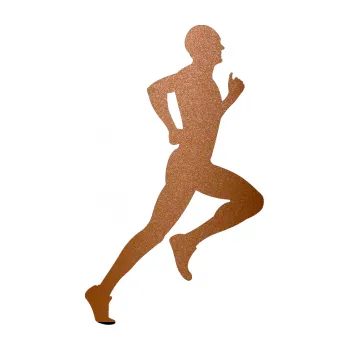 Polep vozidla Běžec 004 pravá (44 - měděná metalíza) SAMOLEPKA NA AUTO, NÁLEPKA, FÓLIE, POLEP, TUNING, VLASTNÍ TEXT, TISK, AUTOSAMOLEPKY.cz, POLEPY, OBRÁZEK, LOGO, 3D STICKERS