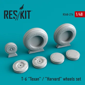 Plastikový model Reskit 1/48 Texan T-6 wheels (HAS,ITAL,MONO,REV)