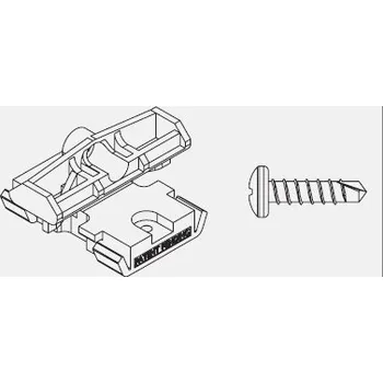 Deuceninck Twinson Montážní klip + vrut systém Terrace pro hliník