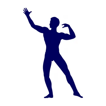 Polep vozidla Kulturista 004 levá (23 - tmavě modrá) SAMOLEPKA NA AUTO, NÁLEPKA, FÓLIE, POLEP, TUNING, VLASTNÍ TEXT, TISK, AUTOSAMOLEPKY.cz, POLEPY, OBRÁZEK, LOGO, 3D STICKERS