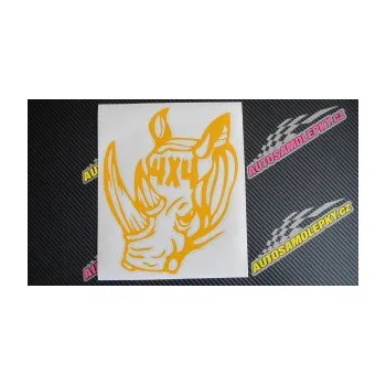 Polep vozidla SAMOLEPKA 4x4 varianta 024 nosorožec (10 - červená) NA AUTO, NÁLEPKA, FÓLIE, POLEP, TUNING, VLASTNÍ TEXT, TISK, AUTOSAMOLEPKY.cz, POLEPY, OBRÁZEK, LOGO, SAMOLEPKY