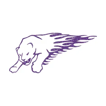 Samolepicí dekorace na vozidlo Animal flames 020 levá puma (87 - Ultra Metalic fialová) SAMOLEPKA NA AUTO, NÁLEPKA, FÓLIE, POLEP, TUNING, VLASTNÍ TEXT, TISK, AUTOSAMOLEPKY.cz, POLEPY, OBRÁZEK, LOGO, 3D STICKERS