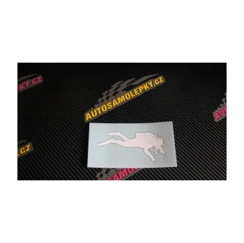 Polep vozidla SAMOLEPKA Potápěč 003 pravá (10 - červená) NA AUTO, NÁLEPKA, FÓLIE, POLEP, TUNING, VLASTNÍ TEXT, TISK, AUTOSAMOLEPKY.cz, POLEPY, OBRÁZEK, LOGO, SAMOLEPKY