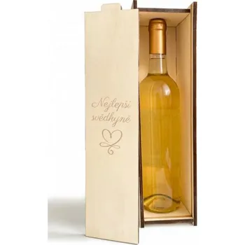 Krabice na víno nejlepší svědkyně