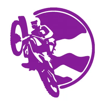 Samolepící dekorace SAMOLEPKA Motokros 002 levá (14 - fialová) NA AUTO, NÁLEPKA, FÓLIE, POLEP, TUNING, VLASTNÍ TEXT, TISK, AUTOSAMOLEPKY.cz, POLEPY, OBRÁZEK, LOGO, SAMOLEPKY