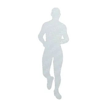 Polep vozidla Běžec 002 pravá (51 - 3D karbon bílý) SAMOLEPKA NA AUTO, NÁLEPKA, FÓLIE, POLEP, TUNING, VLASTNÍ TEXT, TISK, AUTOSAMOLEPKY.cz, POLEPY, OBRÁZEK, LOGO, 3D STICKERS