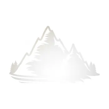 Samolepící dekorace SAMOLEPKA Krajina hory 003 pravá (82 - odrazková reflexní bílá) NA AUTO, NÁLEPKA, FÓLIE, POLEP, TUNING, VLASTNÍ TEXT, TISK, AUTOSAMOLEPKY.cz, POLEPY, OBRÁZEK, LOGO, SAMOLEPKY