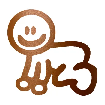 samolepka Cartoon family mimi chlapeček (44 - měděná metalíza) SAMOLEPKA NA AUTO, NÁLEPKA, FÓLIE, POLEP, TUNING, VLASTNÍ TEXT, TISK, AUTOSAMOLEPKY.cz, POLEPY, OBRÁZEK, LOGO, 3D STICKERS