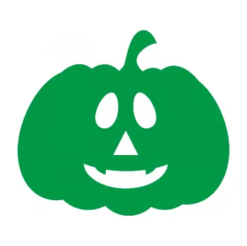 Samolepící dekorace Halloween 017 pravá dýně (12 - zelená) SAMOLEPKA NA AUTO, NÁLEPKA, FÓLIE, POLEP, TUNING, VLASTNÍ TEXT, TISK, AUTOSAMOLEPKY.cz, POLEPY, OBRÁZEK, LOGO, 3D STICKERS