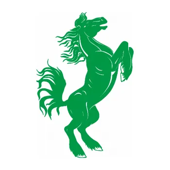 Samolepící dekorace Kůň 045 pravá (12 - zelená) SAMOLEPKA NA AUTO, NÁLEPKA, FÓLIE, POLEP, TUNING, VLASTNÍ TEXT, TISK, AUTOSAMOLEPKY.cz, POLEPY, OBRÁZEK, LOGO, 3D STICKERS