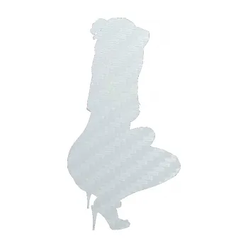 Polep vozidla SAMOLEPKA Erotická žena 031 pravá (51 - 3D karbon bílý) NA AUTO, NÁLEPKA, FÓLIE, POLEP, TUNING, VLASTNÍ TEXT, TISK, AUTOSAMOLEPKY.cz, POLEPY, OBRÁZEK, LOGO, SAMOLEPKY